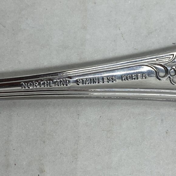 Northland Oneida Devon Mixed Lot Of 11 Flatware Stainless Korea Flowers Dining - Picture 3 of 11